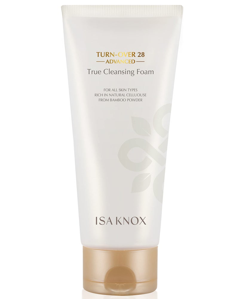 Isa Knox True Foaming Facial Cleanser (6.1fl oz) - Korean Skincare, Non-Drying Bubble Foam Face Wash, Pomegranate Vinegar, Natural Bamboo Cellulose - Image 1